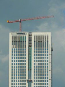 Baustelle in Frankfurt