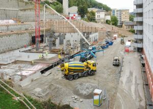 detail of a big building lot in Southern Germany