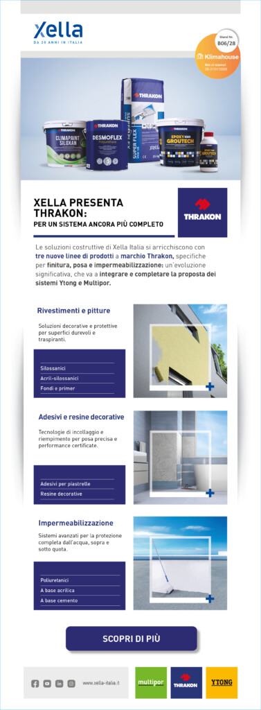 EDILBUILD PRODOTTI: Xella presenta Thrakon - per un sistema ancora più completo!