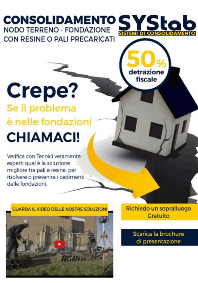 EDILBUILD PRODOTTI: Consolidamento terreno e fondazioni con tecniche SYStab
