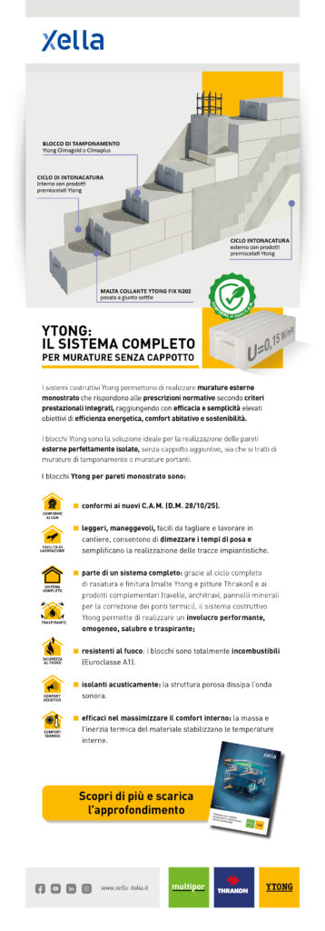  EDILBUILD PRODOTTI: Ytong di Xella - il sistema costruttivo monostrato completo